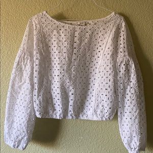 Cottagecore Eyelet White